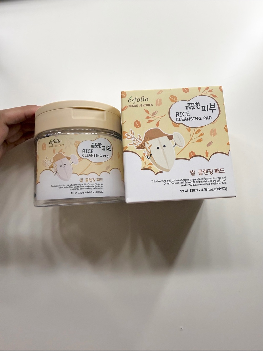 Esfolio Rice Cleansing Pads
